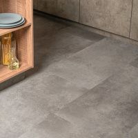 SPC ламинат Vinilam Ceramo Vinilam Stone 8 mm WPC Цемент Cтальной 71610