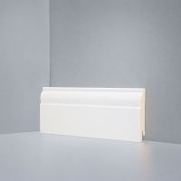 Плинтус напольный Deartio U 104-80 9010 кремовый