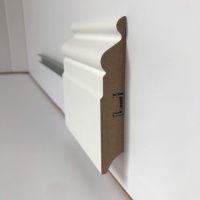 Плинтус МДФ Grisard F белый (116x16x2400мм)