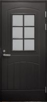 Входная финская дверь JELD-WEN F2000 W71 со стеклом темно-серая