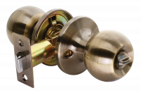 Дверная ручка-кноба Rucetti HK-01 WC AB античная бронза