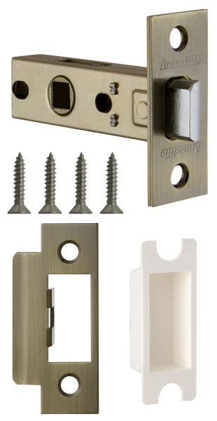 Защелка межкомнатная Armadillo LH 120-45-25 AB Защелка межкомнатная Armadillo LH 120-45-25 AB