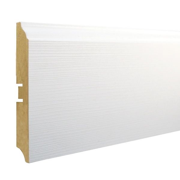 Плинтус под покраску SMARTPROFILE Paint 3D Wood 100B