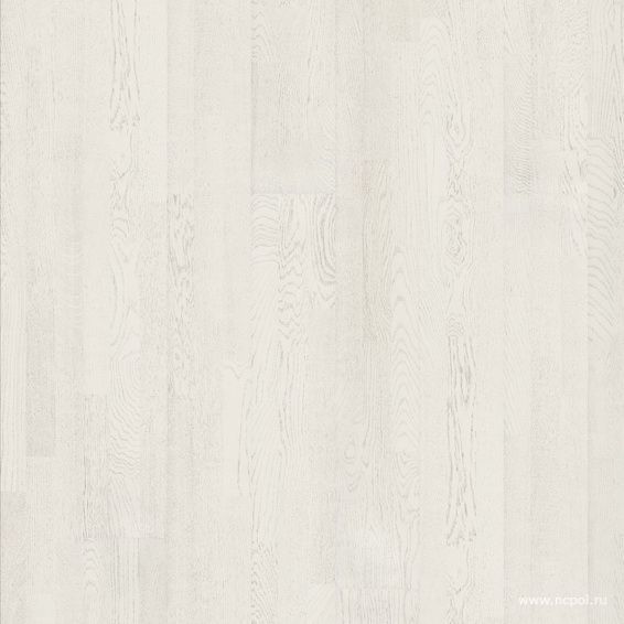 Паркетная доска Karelia Light Дуб Sugar Трёхполосный