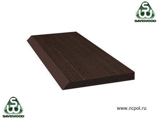 Террасная доска Savewood Аксессуары Торцевая рейка ПЭ SW 80*9 Террасная доска Savewood Аксессуары Торцевая рейка ПЭ SW 80*9