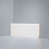 Плинтус напольный Deartio U 102-80 9010 кремовый