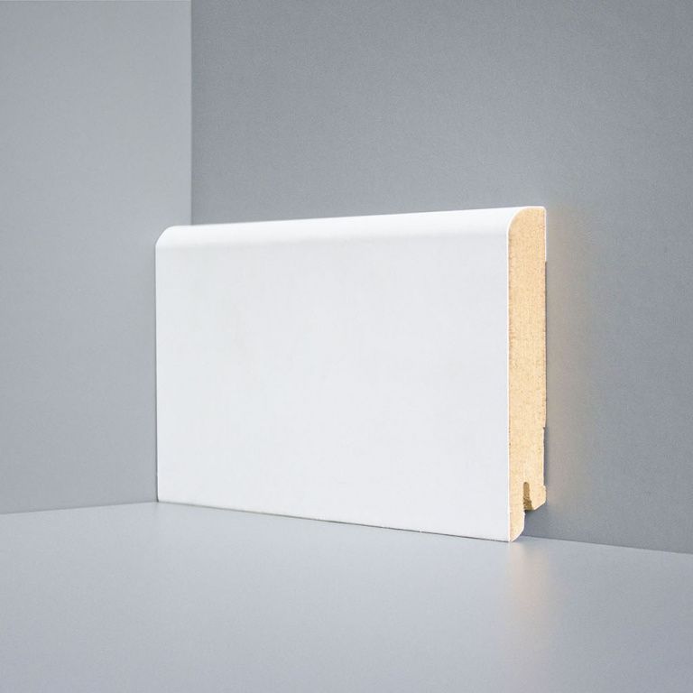 Плинтус напольный Deartio U 102-100 белый