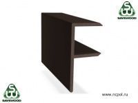 Террасная доска Savewood Аксессуары F-профиль ДПК SW 65*30