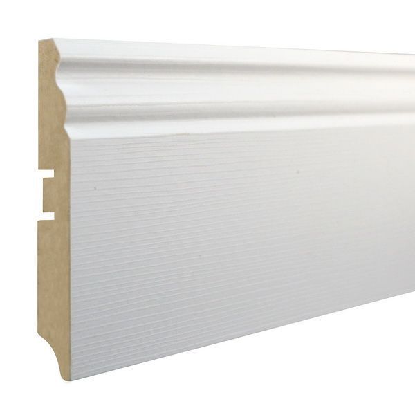 Плинтус под покраску SMARTPROFILE Paint 3D Wood 100E