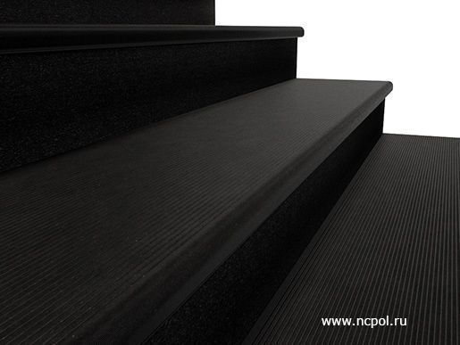 Террасная доска Savewood Профиль для ступеней SW Radix SW RADIX Черный Террасная доска Savewood Профиль для ступеней SW Radix SW RADIX Черный