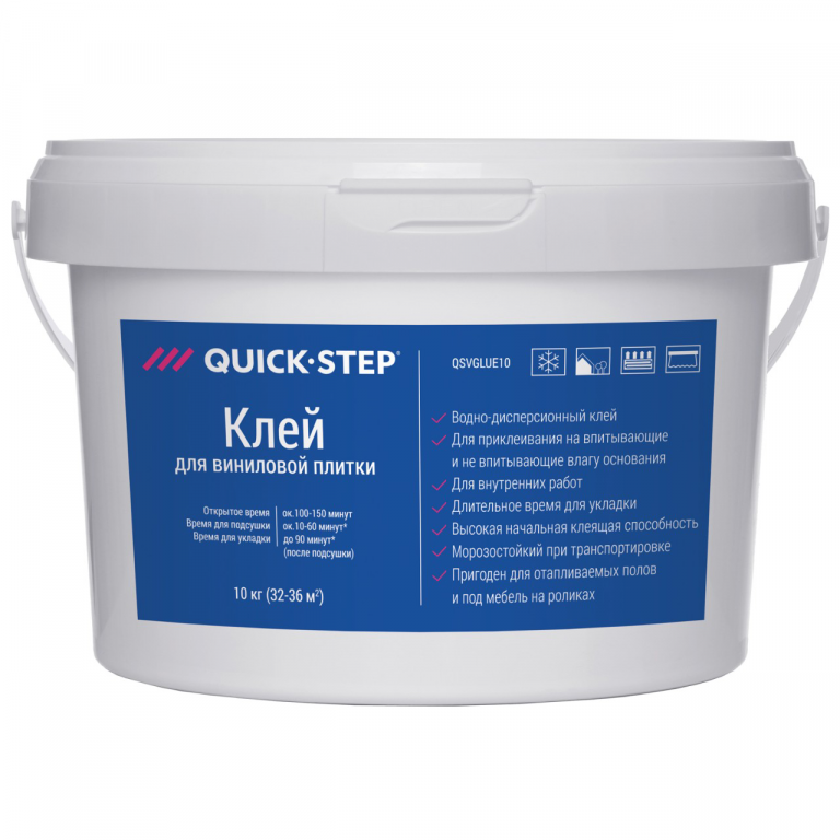 Клей для виниловой плитки Quick Step QSVGLUE10 (10 кг)