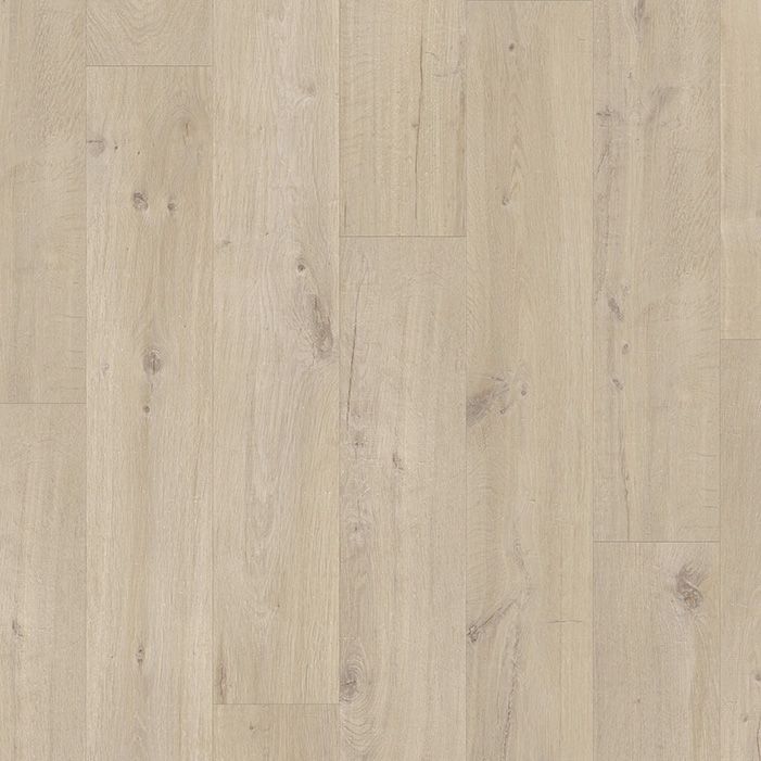 Кварцвиниловая плитка Quick Step Pulse Click Дуб хлопковый бежевый PUCL40103