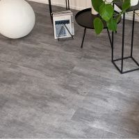 SPC ламинат Vinilam Ceramo Vinilam Stone 6 мм Цемент Серый 71616