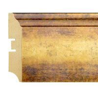 Плинтус SMARTPROFILE Металлизированный Золото 2