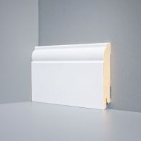 Плинтус напольный Deartio U 104-100 белый
