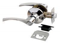 Дверная ручка-кноба Rucetti HK-02 WC PC полированный хром