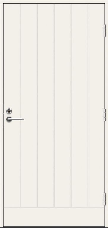 Входная финская дверь JELD-WEN ECO Barents глухая белая Входная финская дверь JELD-WEN ECO Barents глухая белая