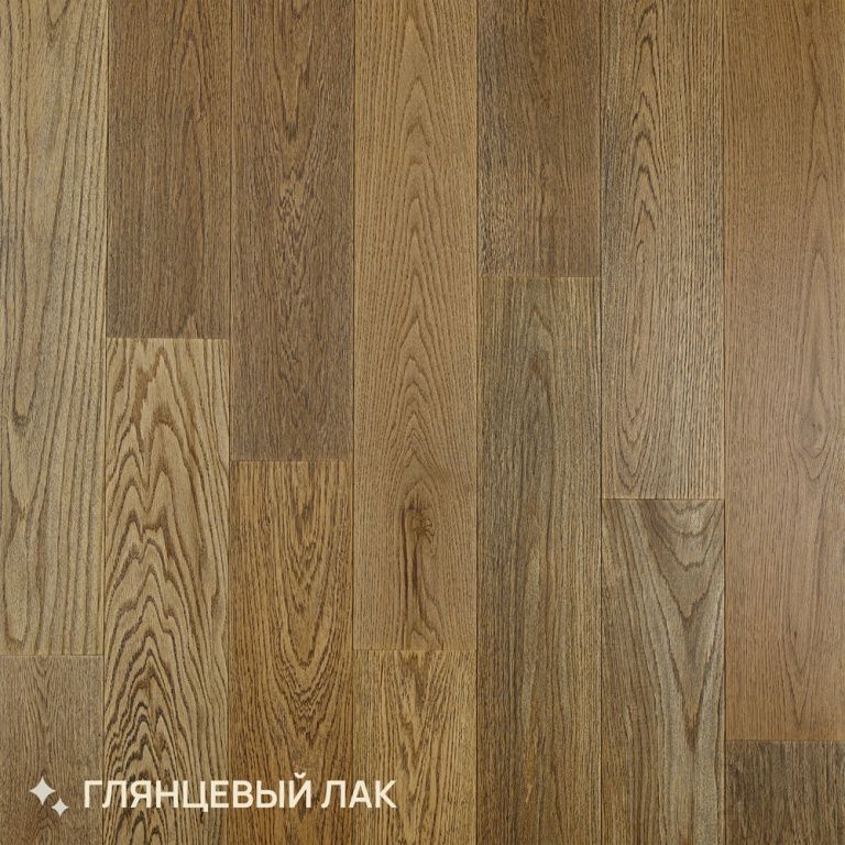 Инженерная доска Royal Parket Шип-паз 13 мм Дуб Натур Шерман лак