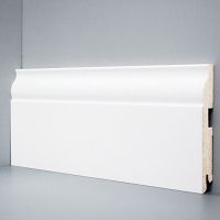Плинтус напольный Deartio U 103-120 белый
