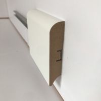 Плинтус МДФ Grisard M глубокий глянец белый (100x16x2400мм)