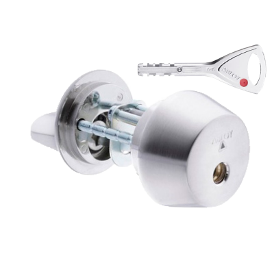 Цилиндр ABLOY CY001T (Protec 2) HCr матовый хром