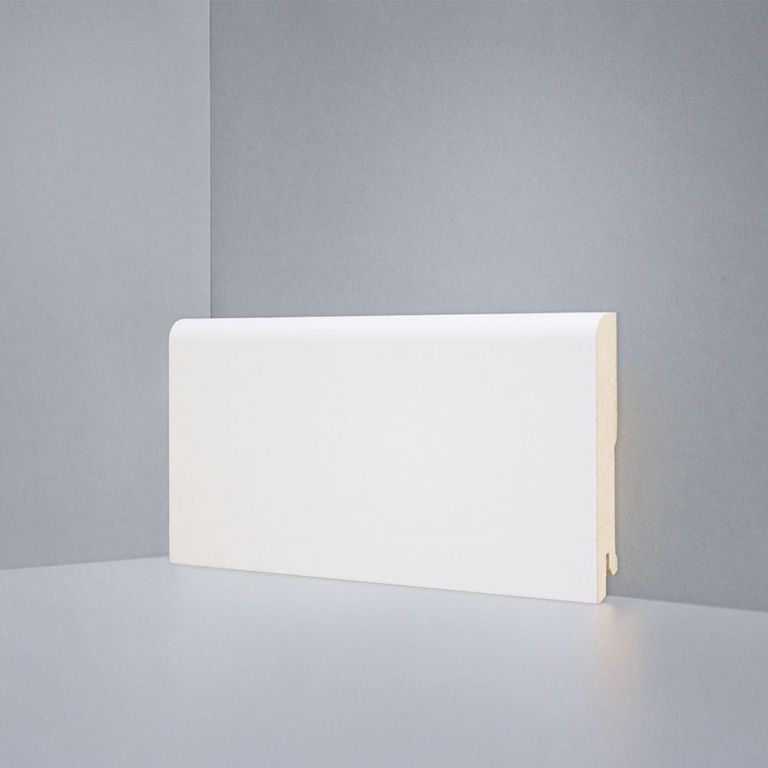 Плинтус напольный Deartio U 102-100 9010 кремовый