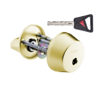 Цилиндр ABLOY CY001U (Novel) HA латунь матированная