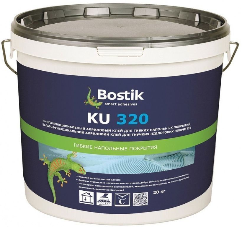 Клей Bostik для ПВХ KU 320 20кг Клей Bostik для ПВХ KU 320 20кг