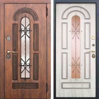 Vikont со стеклопакетом и ковкой Сосна белая шумоизоляционная