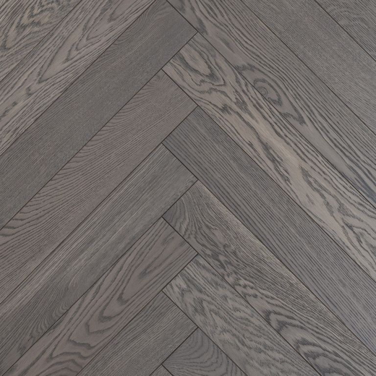 Паркетная доска Karelia Herringbone Дуб Шифон HB