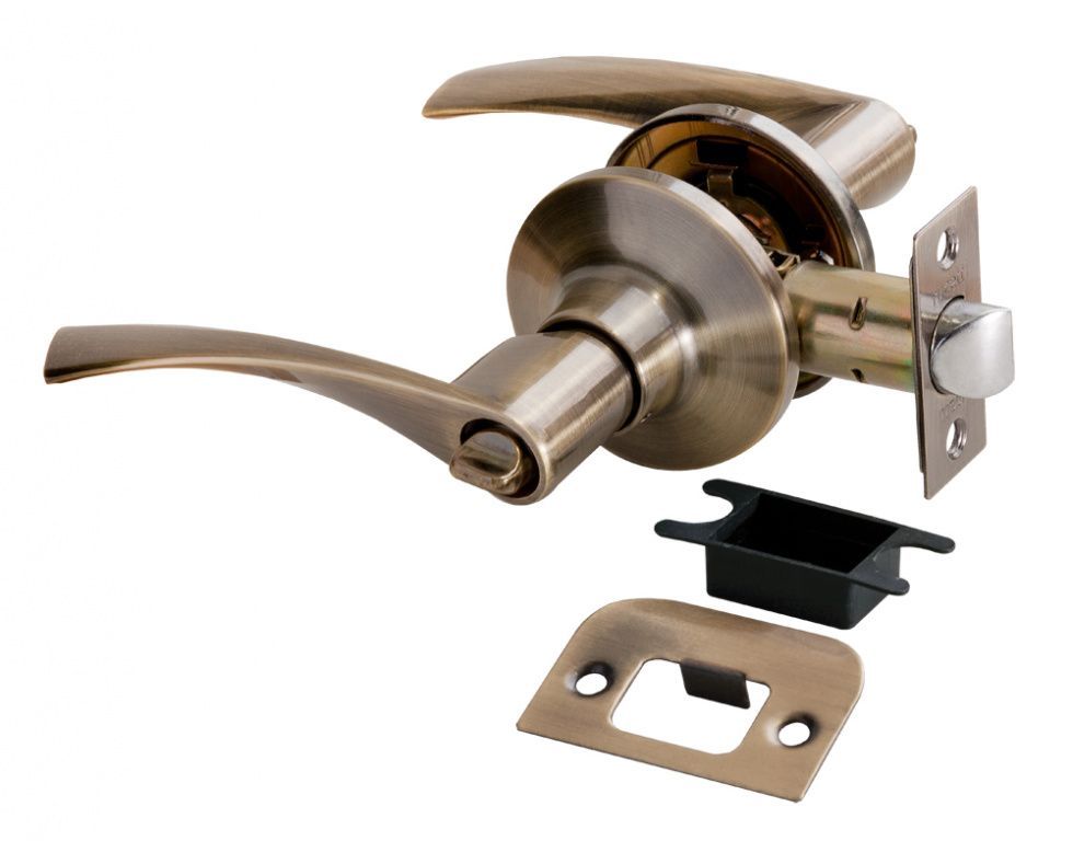 Дверная ручка-кноба Rucetti HK-02 WC AB античная бронза Дверная ручка-кноба Rucetti HK-02 WC AB античная бронза