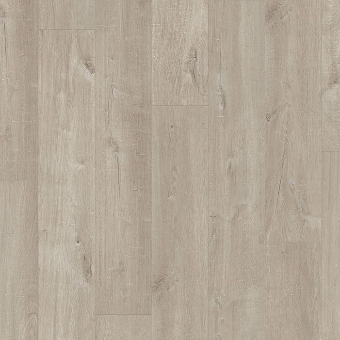 Кварцвиниловая плитка Quick Step Pulse Click Дуб хлопковый светло-серый PUCL40105