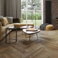 Кварцвиниловая плитка Vinilam Parquet Herringbone 6,5 мм Паркет Тусон IS11377