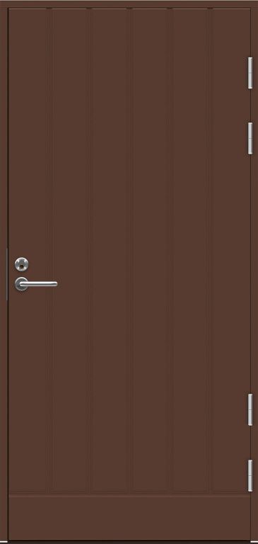Дверь входная финская (аналог) FD1894 темно-коричневая c замком LC200 Дверь входная финская (аналог) FD1894 темно-коричневая c замком LC200