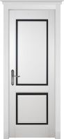 Полотно Двери регионов София Эмаль белая стекло