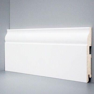 Плинтус напольный Deartio U 103-150 белый