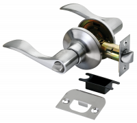 Дверная ручка-кноба Rucetti HK-03 WC SC полированный хром