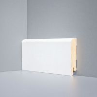 Плинтус напольный Deartio U 102-80 белый