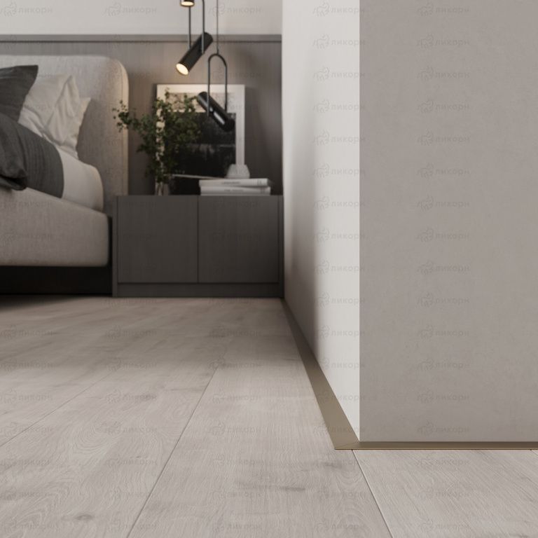 Микро плинтус Лайн C-образный Шампань С-05.25.5