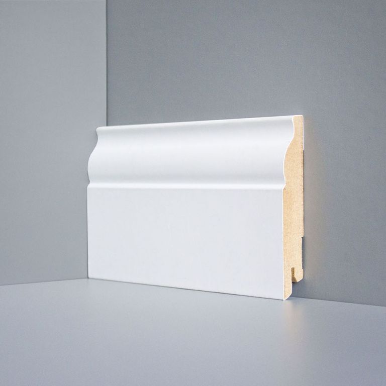 Плинтус напольный Deartio U 103-100 белый