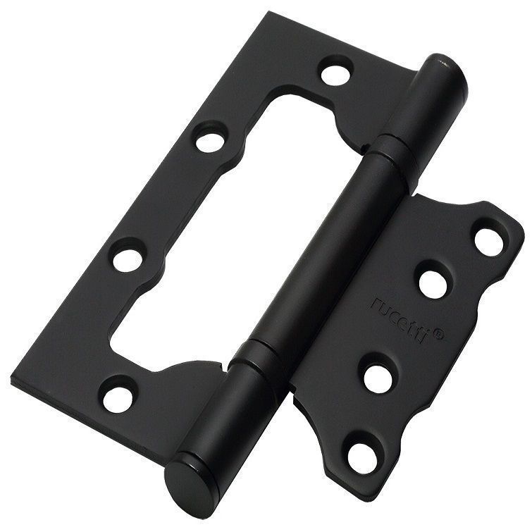 Петля без врезки Rucetti RFH-100*75*2,5 BL