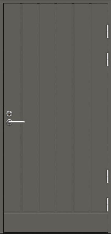 Дверь входная финская (аналог) FD1894 темно-серая c замком LC200 Дверь входная финская (аналог) FD1894 темно-серая c замком LC200