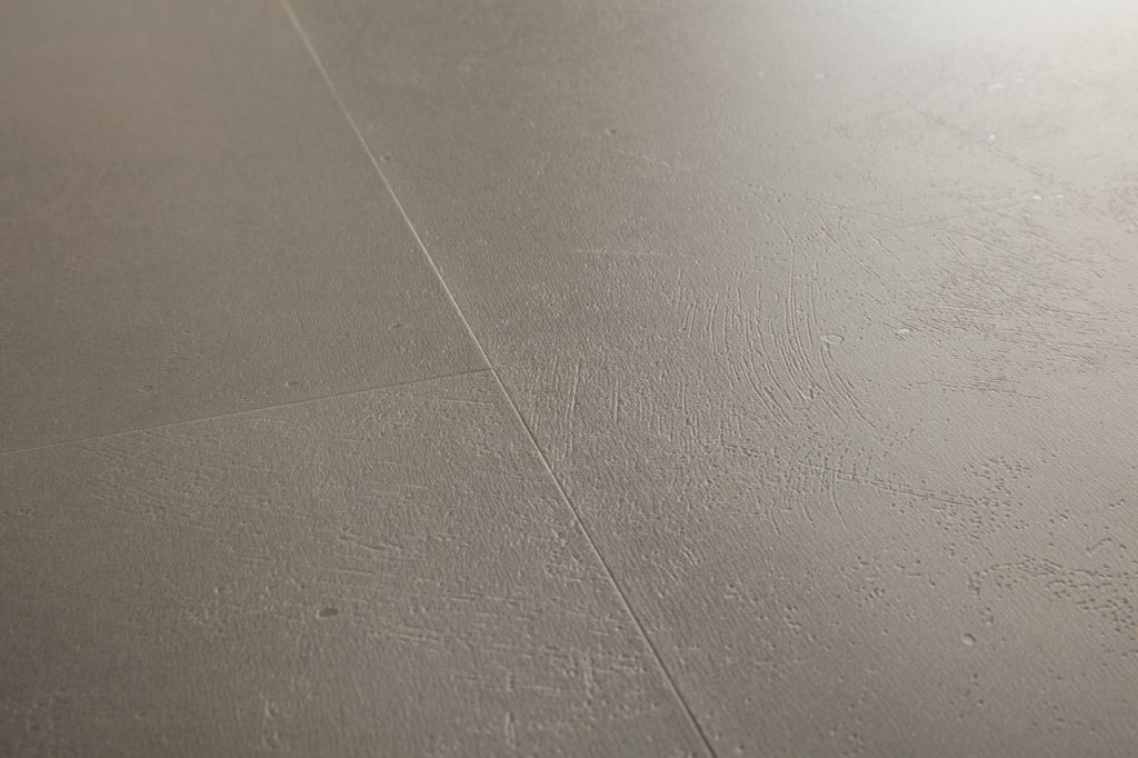 Виниловые полы Quick Step Ambient Glue Plus Шлифованный бетон темно-серый AMGP40141