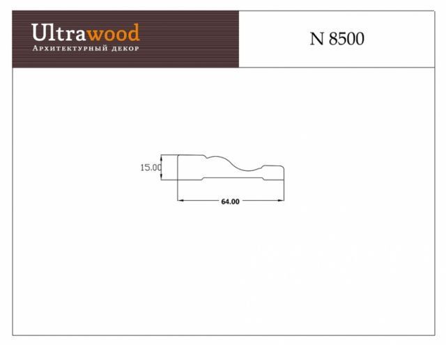 Наличник Ultrawood N 8500