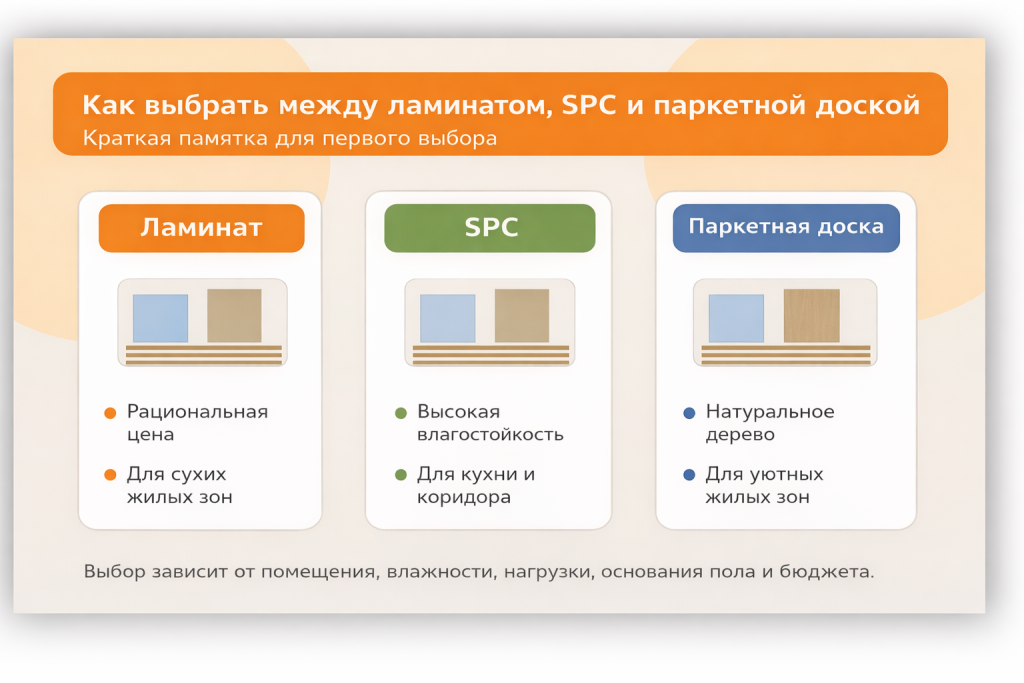 Выбор покрытия для квартиры Выбор покрытия для квартиры