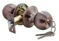 Дверная ручка-кноба Rucetti HK-01 L AC античная медь