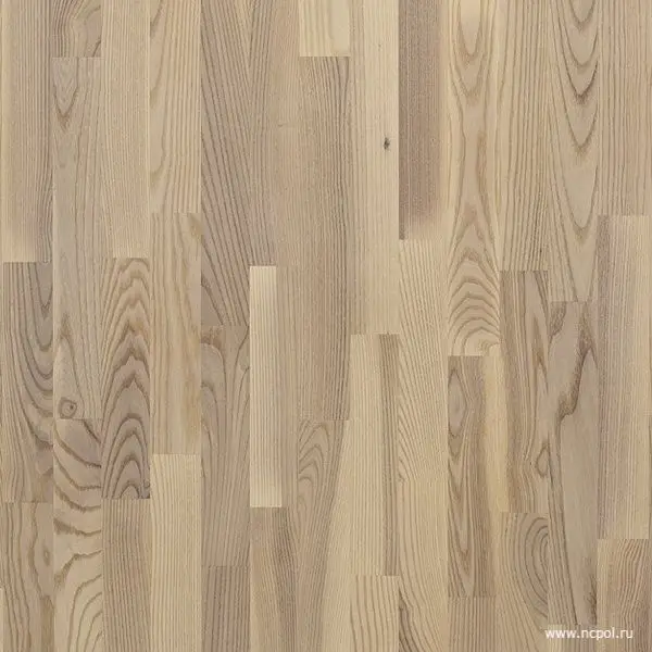 Паркетная доска Polarwood Classic Трёхполосная Ясень Ливинг белый матовый Паркетная доска Polarwood Classic Трёхполосная Ясень Ливинг белый матовый
