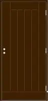 Входная финская дверь KASKI Home VO2 глухая коричневая