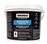 Однокомпонентный силановый клей для ПВХ покрытий BRONIX MS (5 кг)