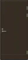Входная финская дверь JELD-WEN F1894 глухая коричневая